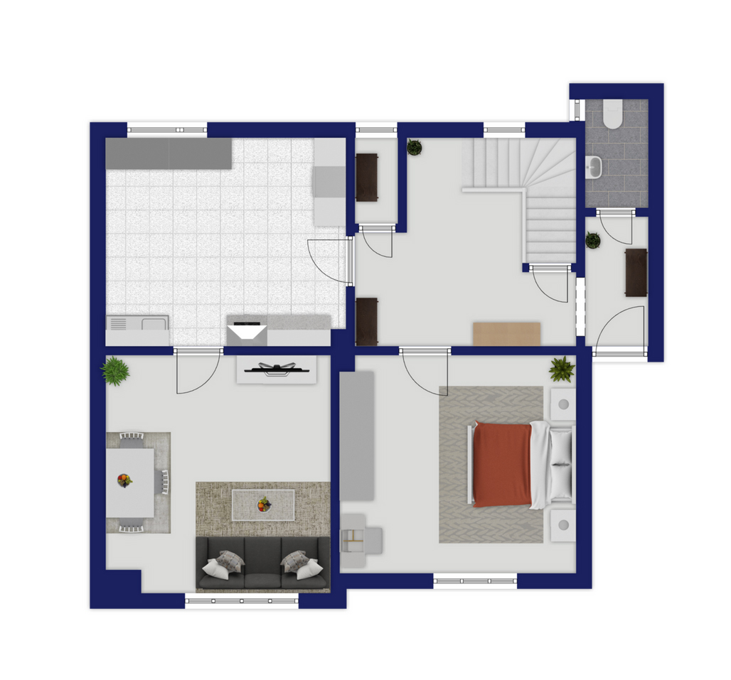 Geräumige Einliegerwohnung mit Dachboden und Kellerabteil - Foto 1